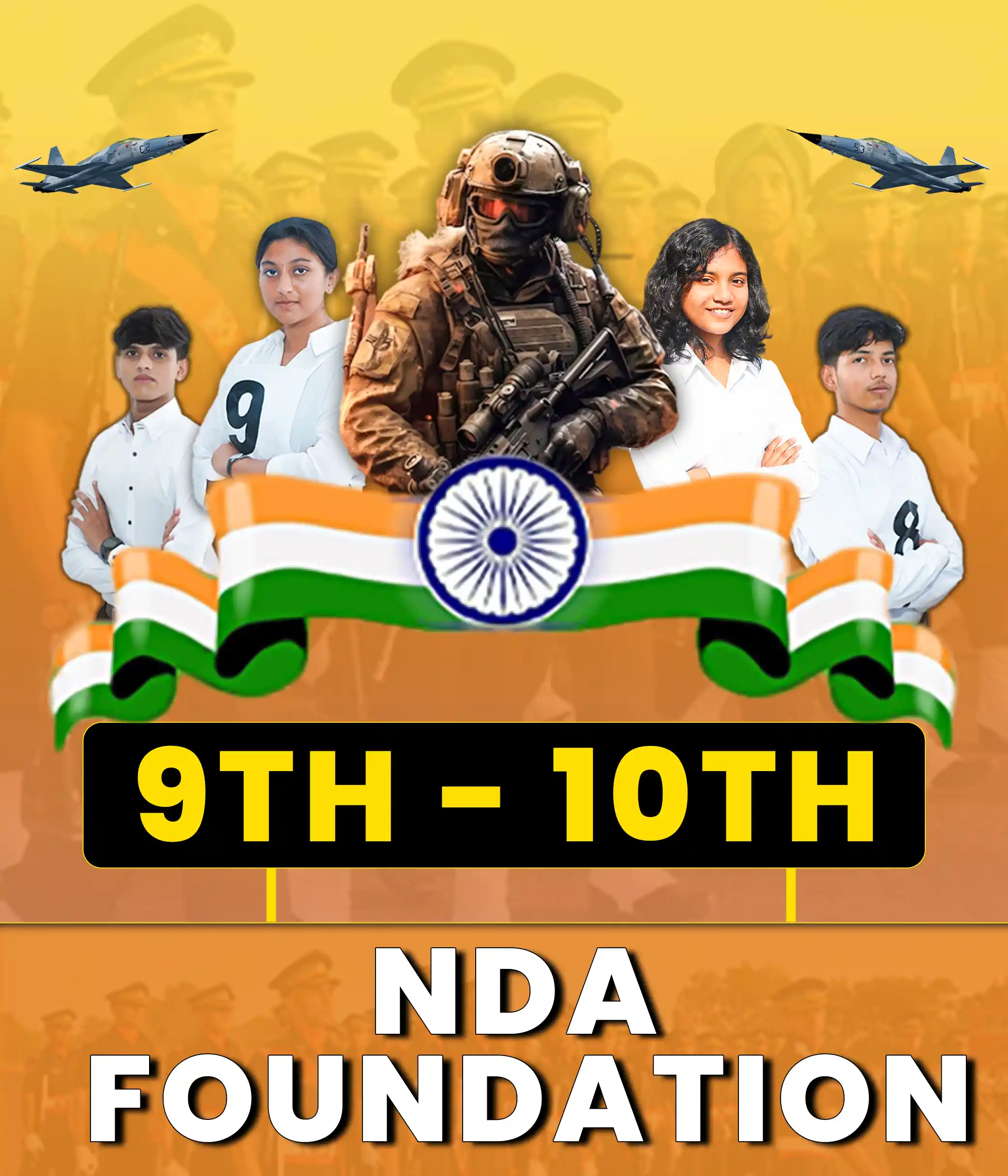 9 th 10 th NDA FOUNDATION new