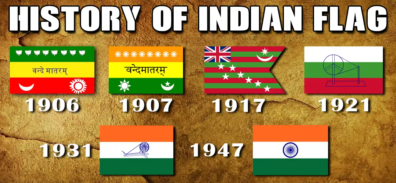 History of Indian Flag Complete List