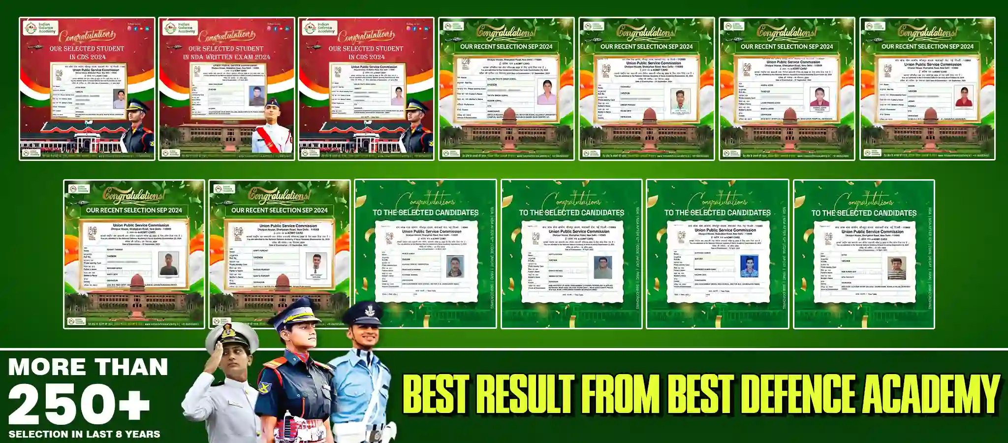 best result From best defence academy