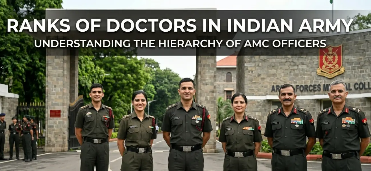 Ranks of Doctors in Indian Army