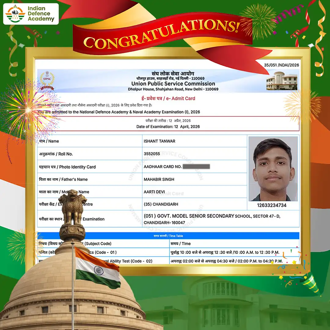 Home 33 ISHANT TANWAR Result