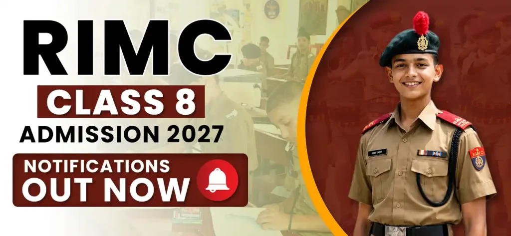 RIMC Class 8 Admission 2027 3 RIMC Class 8 Admission 2027 Notifications Out Now