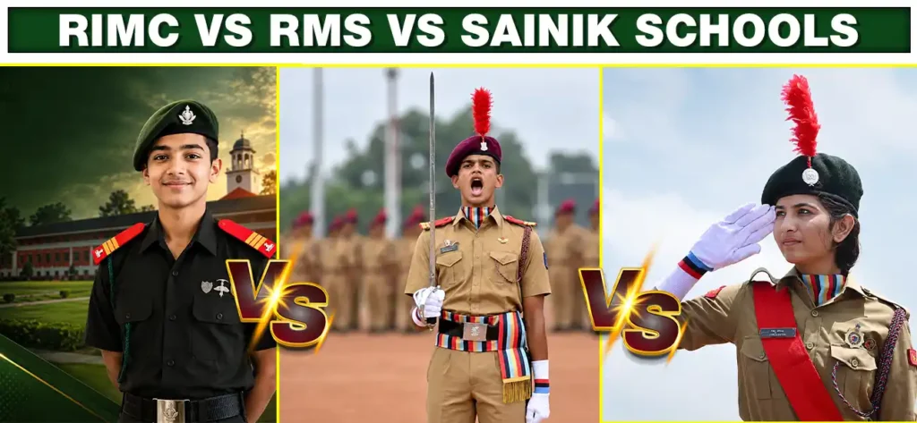 RIMC vs RMS vs Sainik Schools 1 RIMC vs RMS vs Sainik Schools